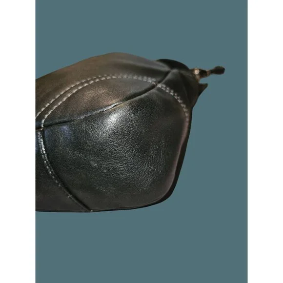 Coach Hamilton Hobo Tassel Black Leather Shoulder Bag - Picture 8 of 14